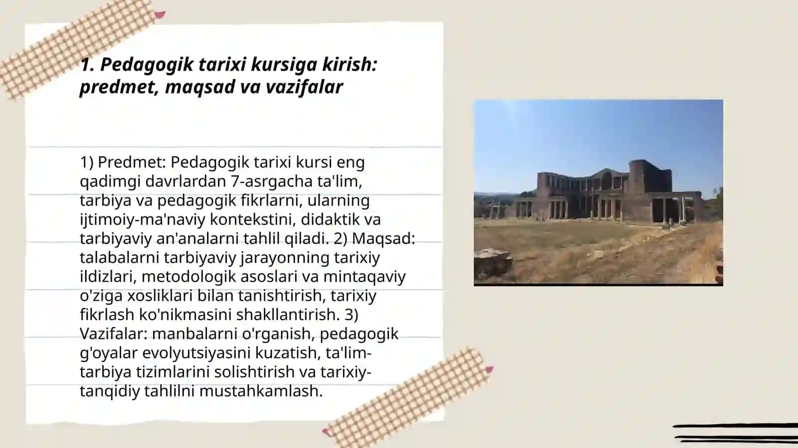Pedagogik tarixi kursi 3