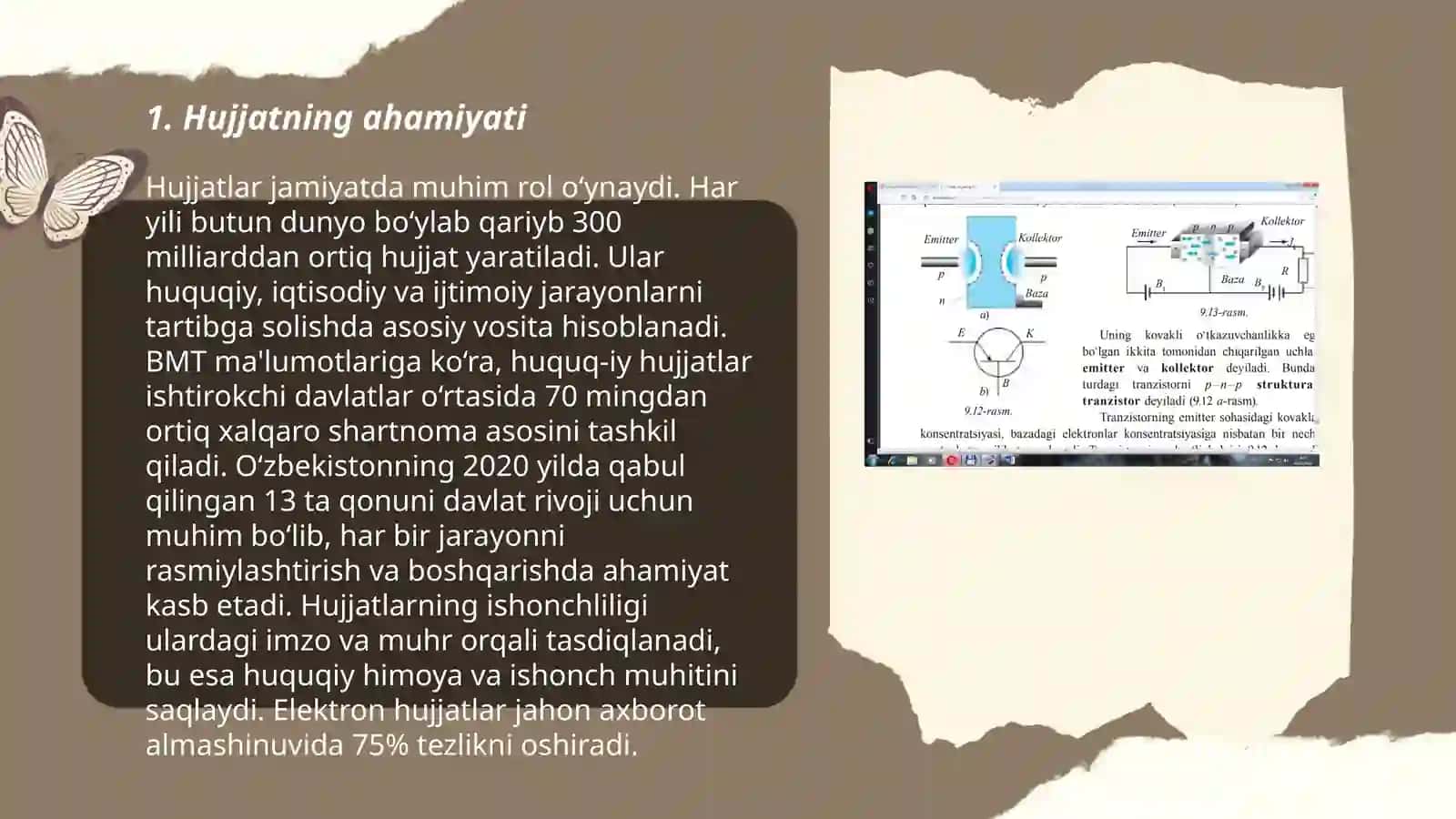 Hujjat turlari: nizom va ustav 3