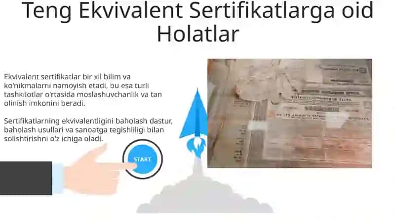 Ekvivalent tasdiqlar 3