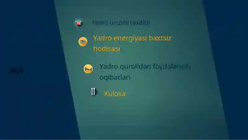 Yadro urushi taxdidi 3