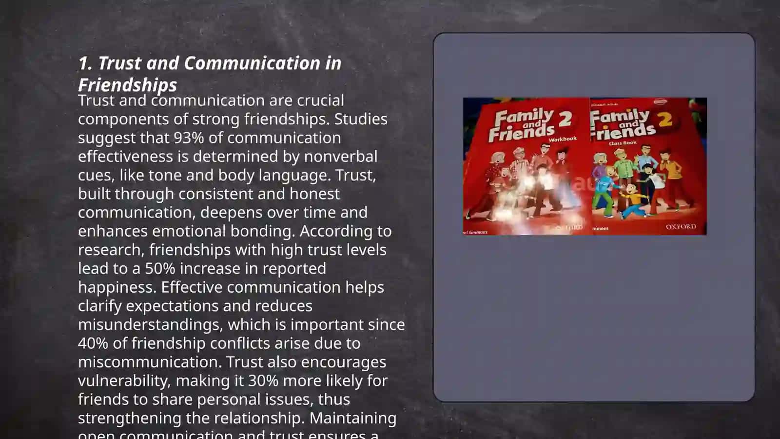 Trust and Communication in Friendships 3