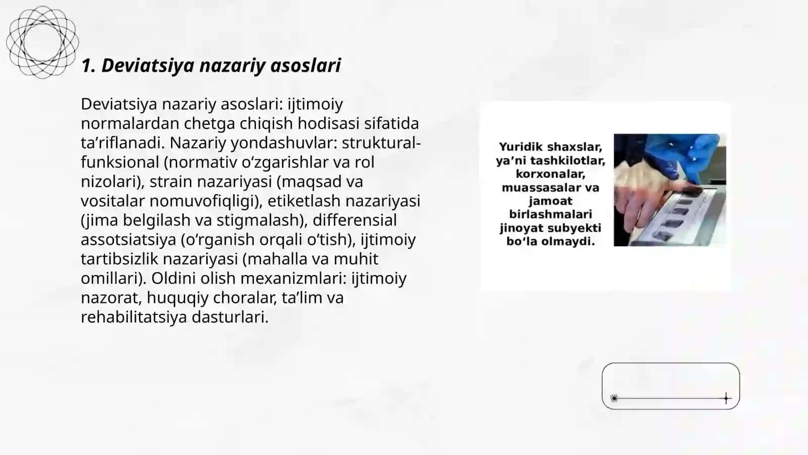 Deviatsiya jinoyat va jazo 3
