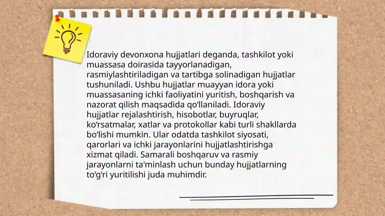 Idoraviy devonxona hujjatlari va Arizaning yozilish tartibi 3