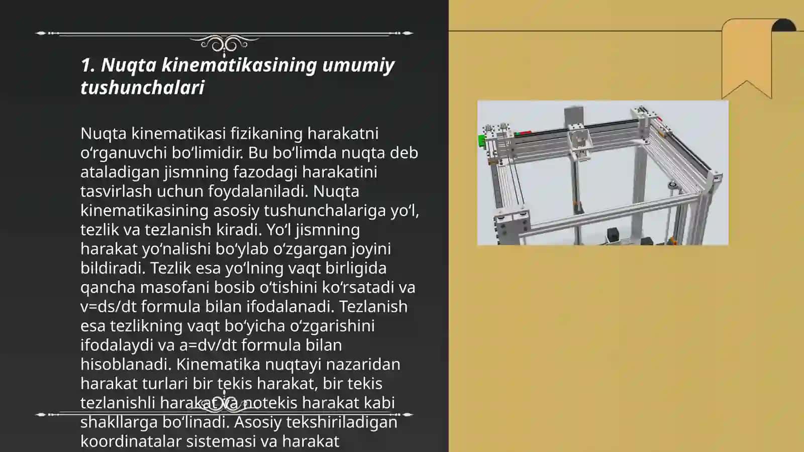 Moddiy nuqta kinematikasi 3