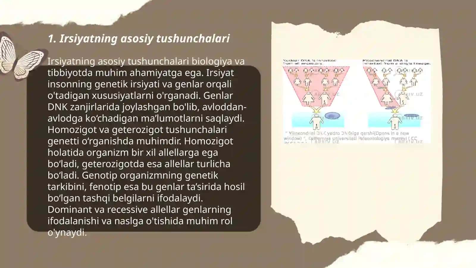 Irsiyat va ozgaruvchanlik 3