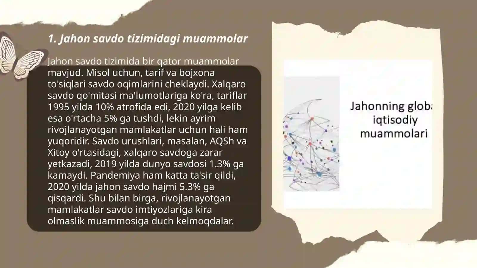 Jahonning global iqtisodiy muomolari 3