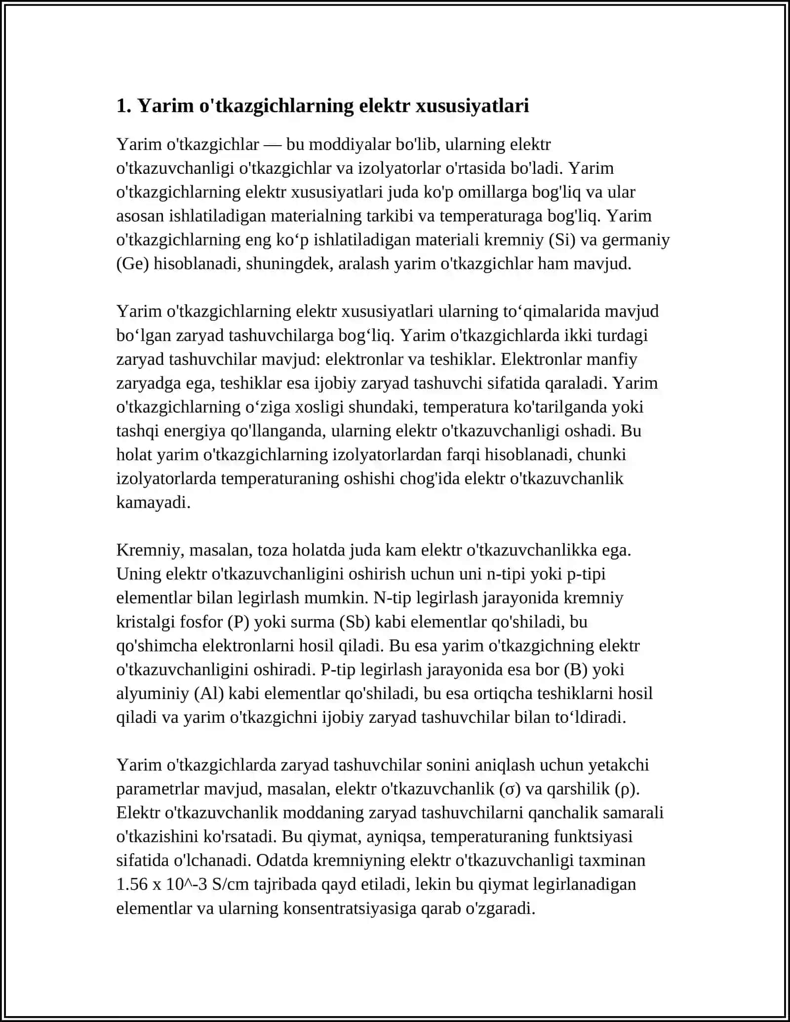 YARIM OʻTKAZGICHLI MATERIALLAR 3