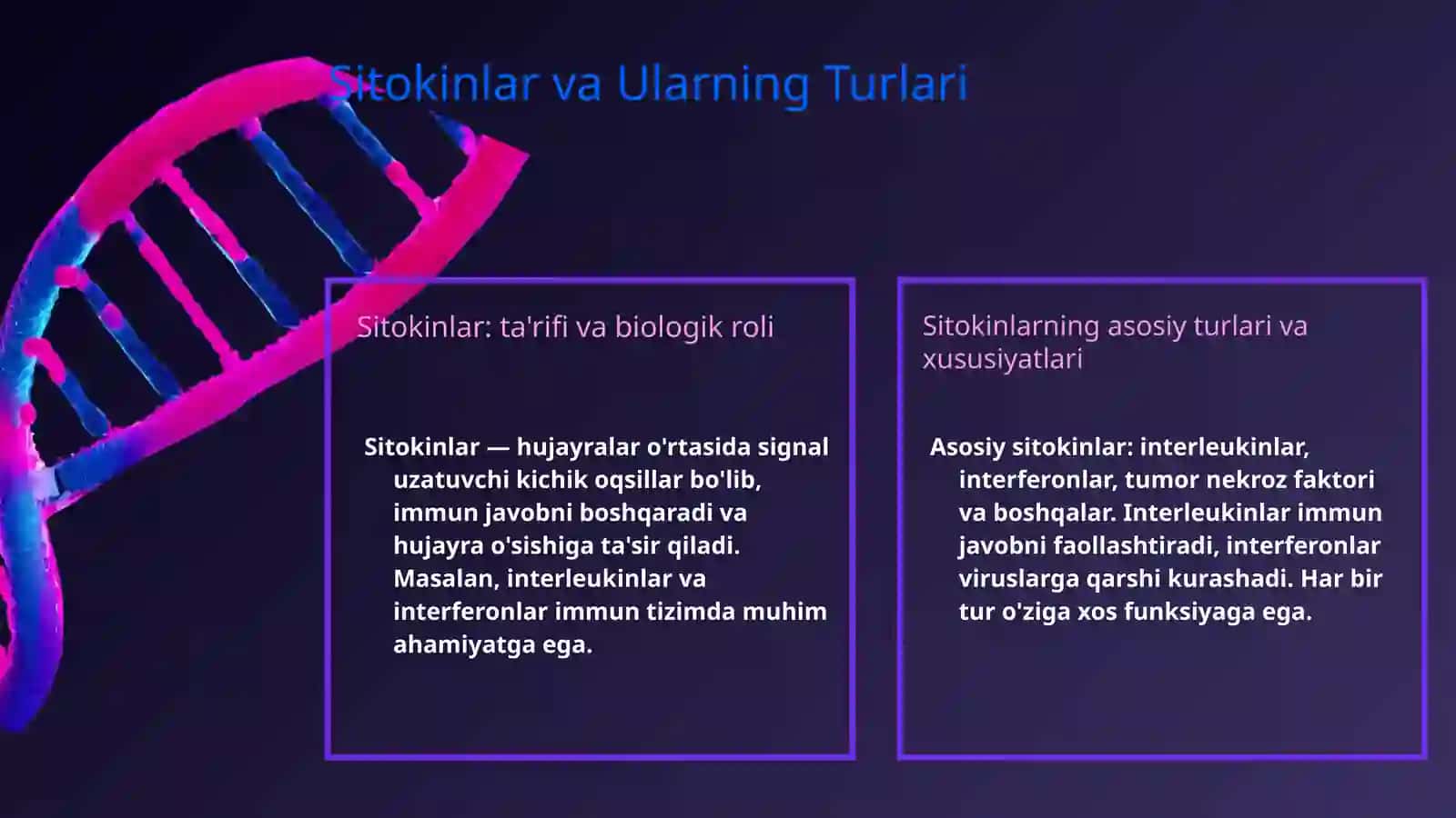 Sitokinlar, Interferon. Sintezlanishi va tasir mehanizimi 3