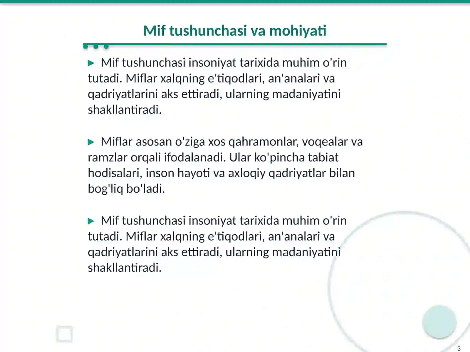 Dunyo xalqlari miflari 3