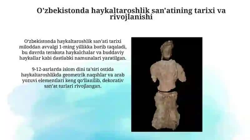 Oʻzbekistonda haykaltaroshlik san'ati 3