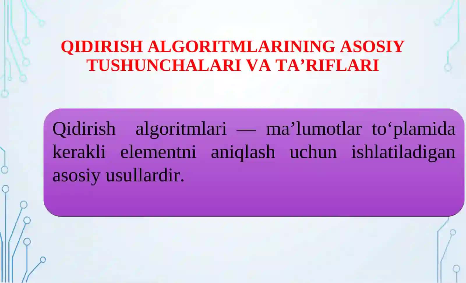 ALGORITMLAR VA BERILGANLAR STRUKTURASI II 3