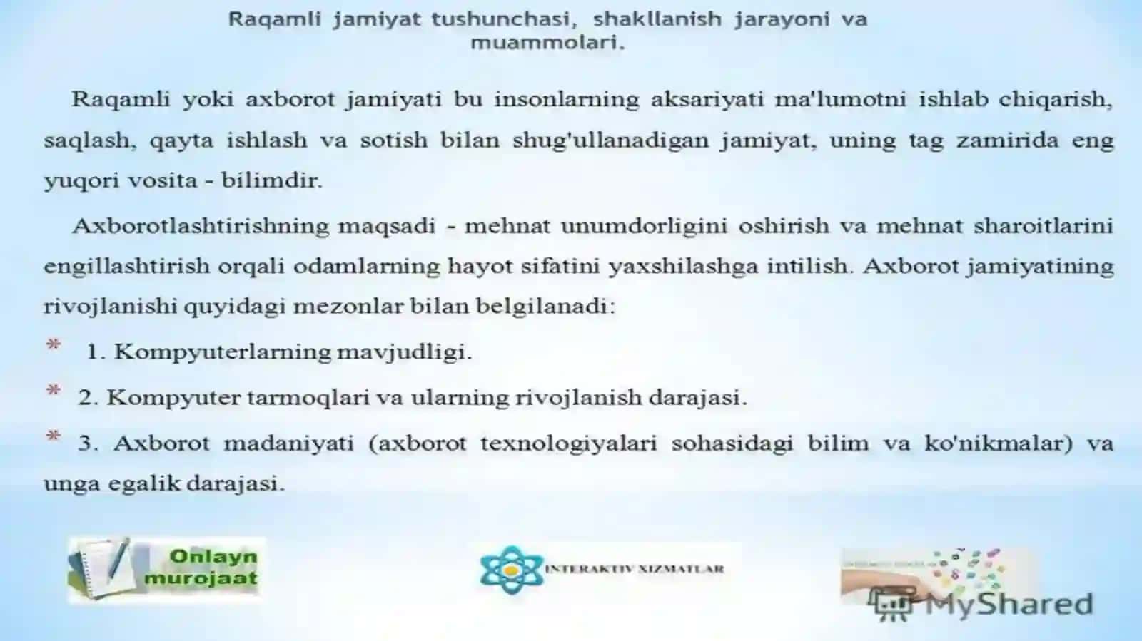 Raqamli jamiyat va axborot asri 3