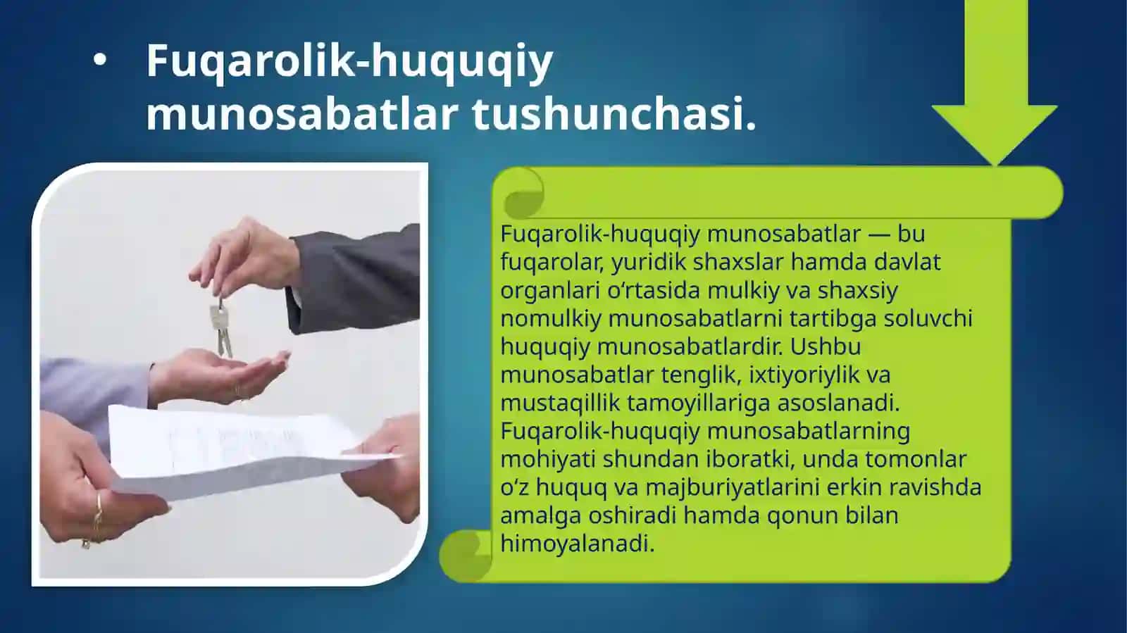 Elmurodov Fazliddinning Fuqarolik Huquqiy Munosabatlar Prezentatsiyasi 3