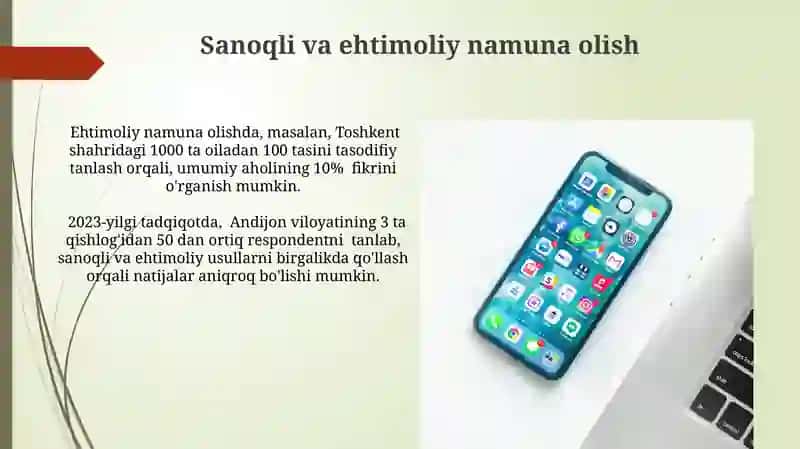 Ijtimoiy tadqiqot tanlash metodi 3