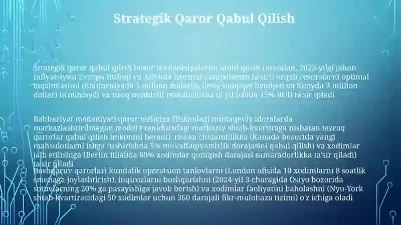 Boshqaruv Qarorlari 3