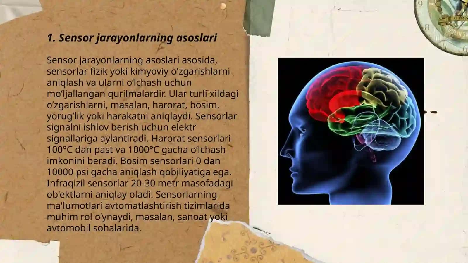 Sensor jarayonlar psixofiziologiyasi 3