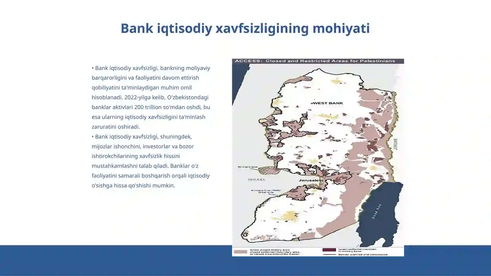 Banklarning iqtisodiy xavfsizligini taminlash uchun qanday amaliy chora tadbirlar amalga oshiriladi 3