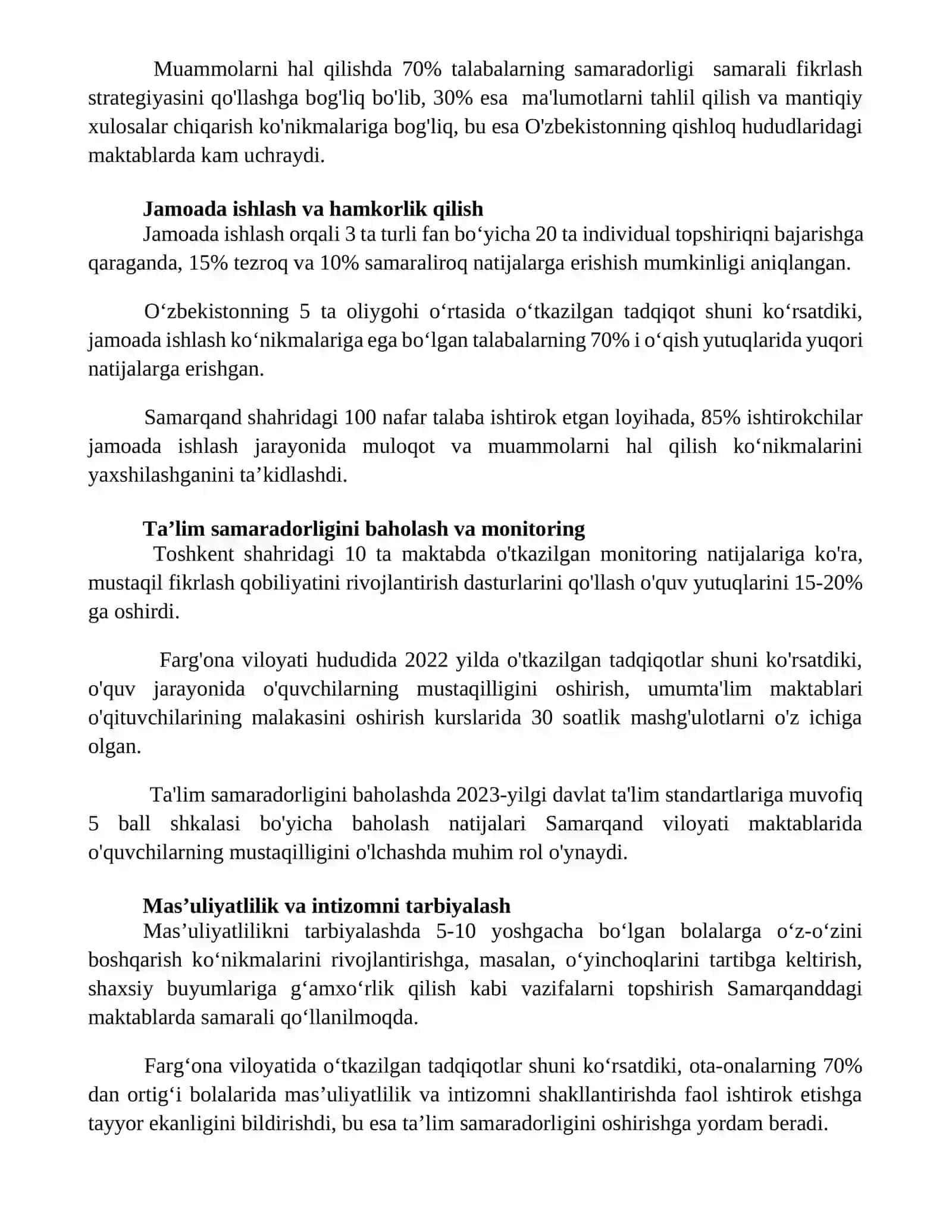Mustaqil o’rganish strategiyasi 3