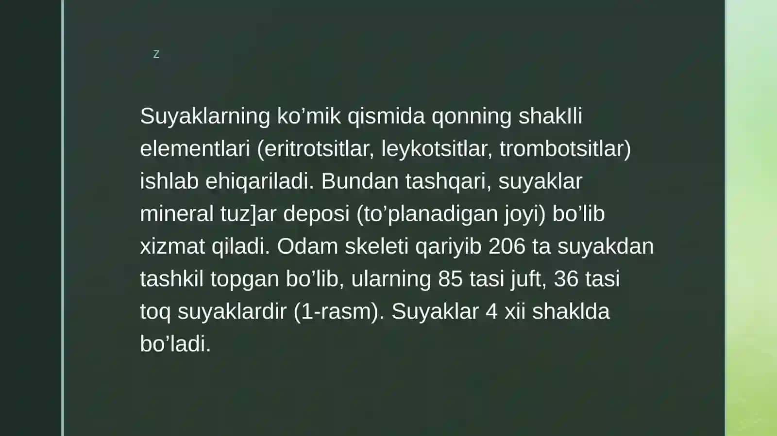 Suyak tizimi 3