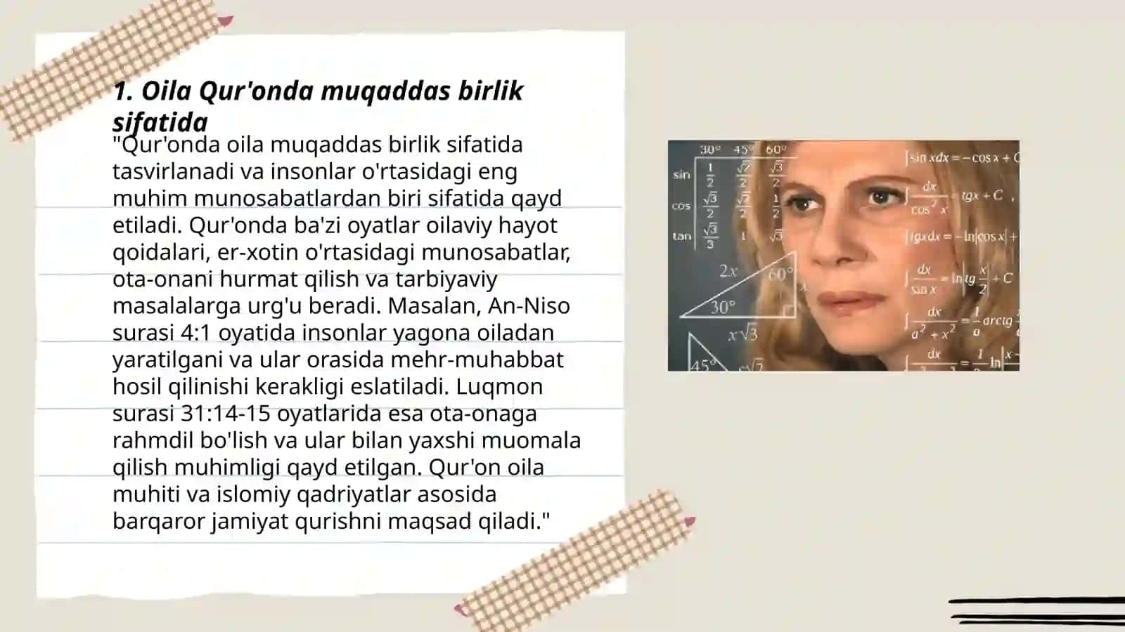 Qur'on - Oilaviy munosabatlar 3