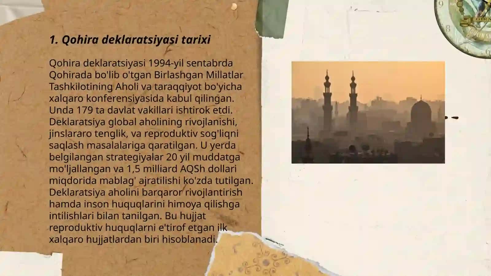 Qohira deklaratsiyasi tarixi 3