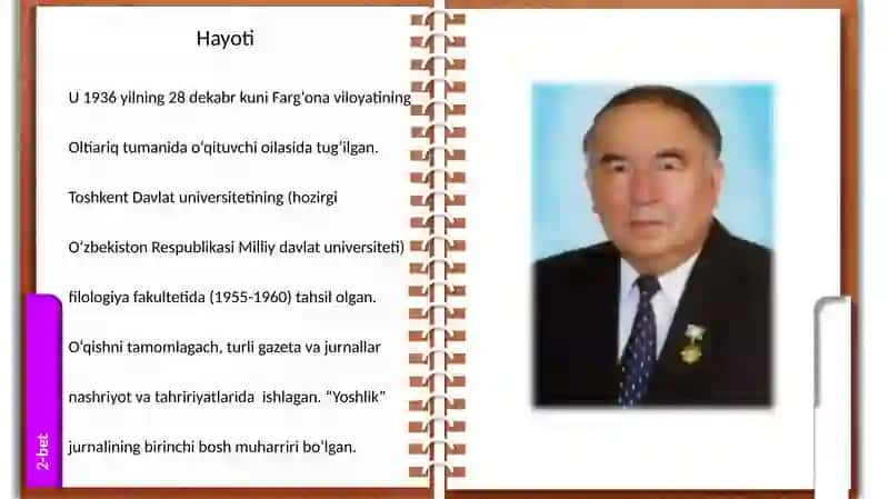 Erkin Vohidov 3