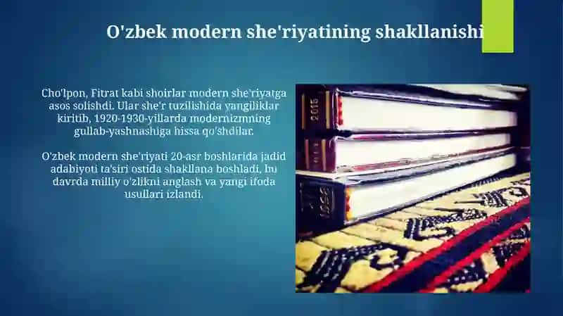 O‘zbek va jahon modernism she’riyati 3