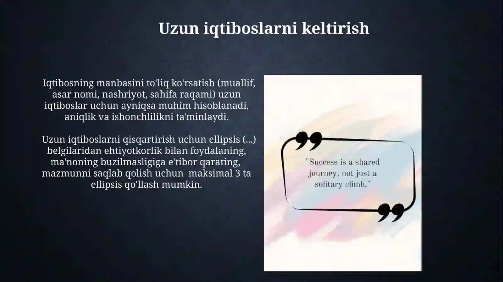 Iqtibos keltirish 3