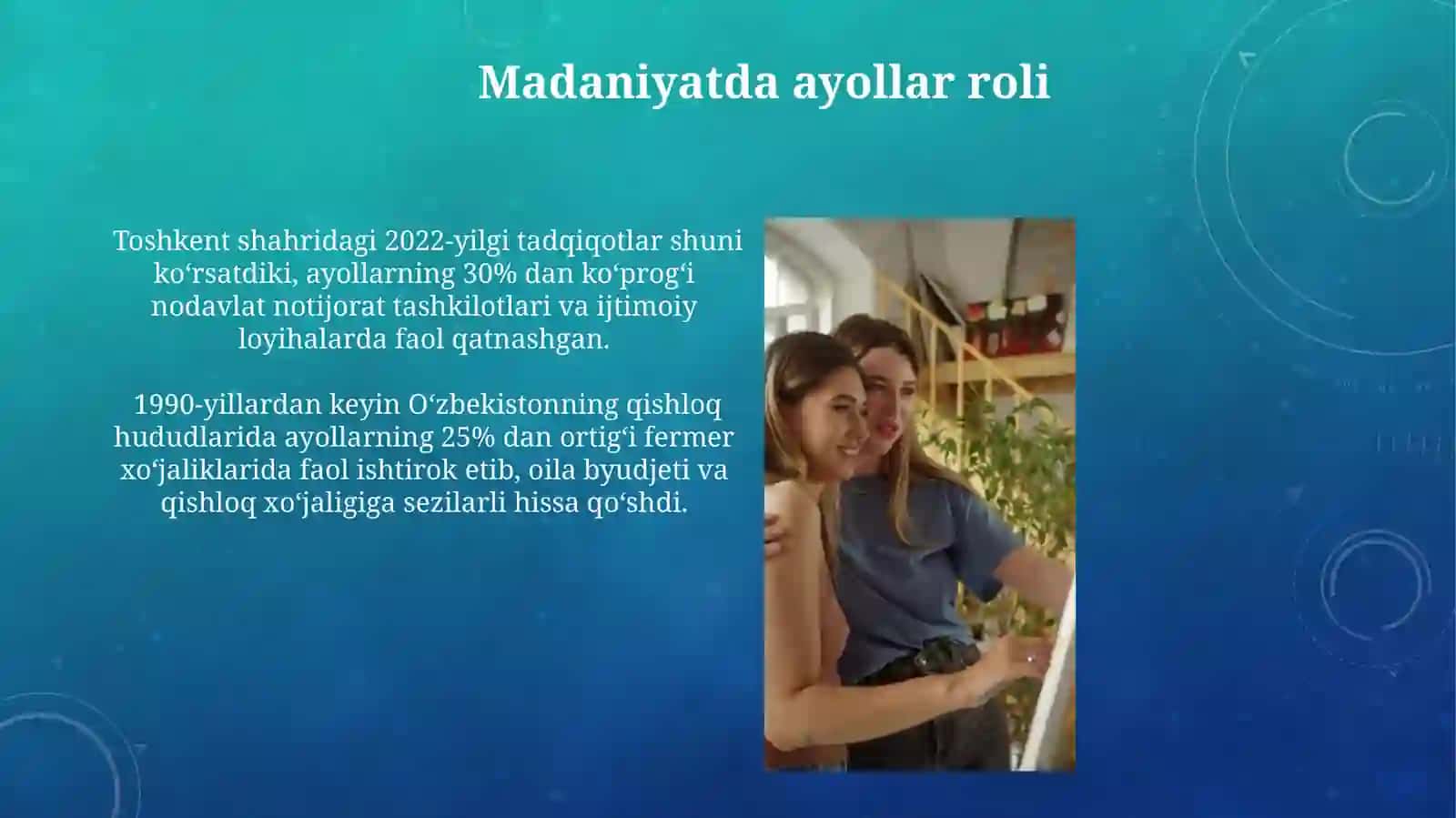 Ijtimoiy hayotda ayollarning faolligi 3