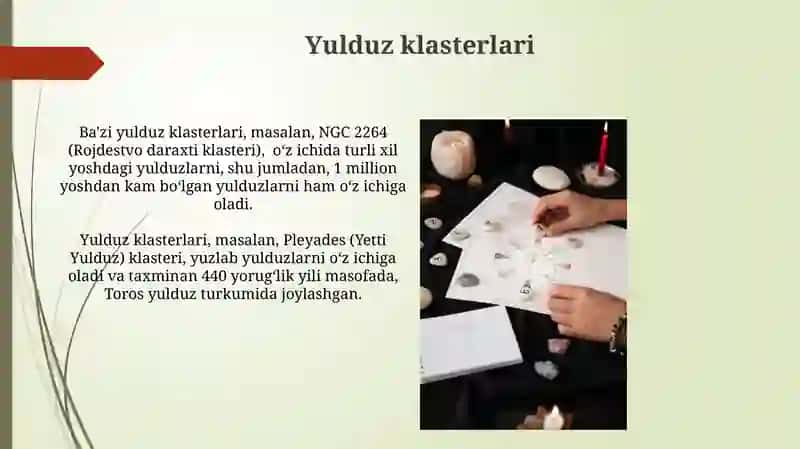 Yulduzlar tugʻilish xosslari 3