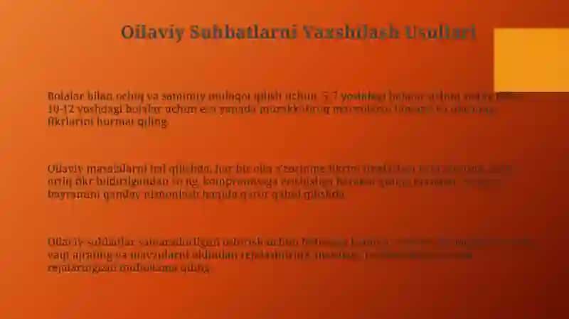 Samarali Muloqot Uchun Maslahatlar 3