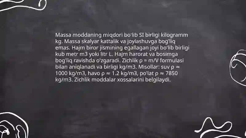 Modda va uning holatlari 3