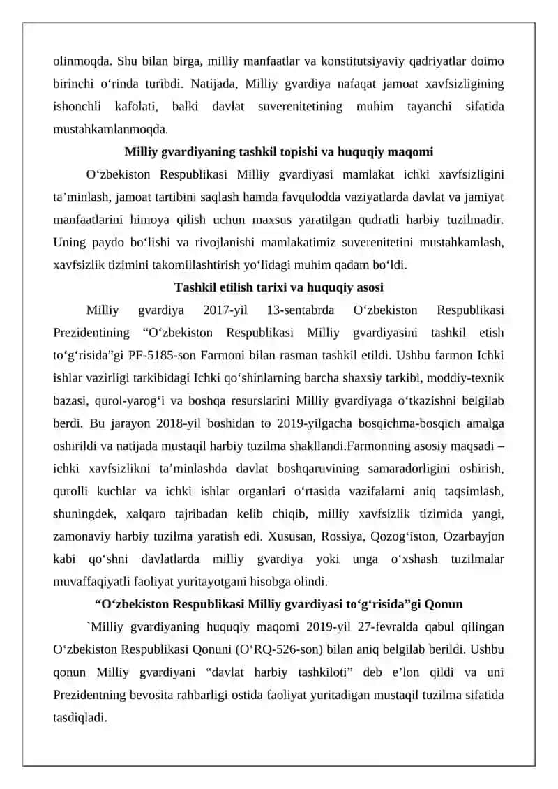 Milliy gvardiyalar va ularning huquqiy asoslari 3