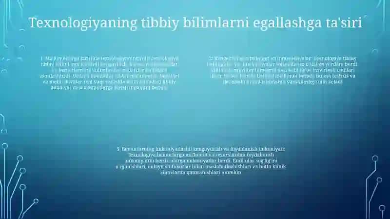 Axborotlashgan Jamiyatda Medisavodxonlikning Rivojlanishi 3