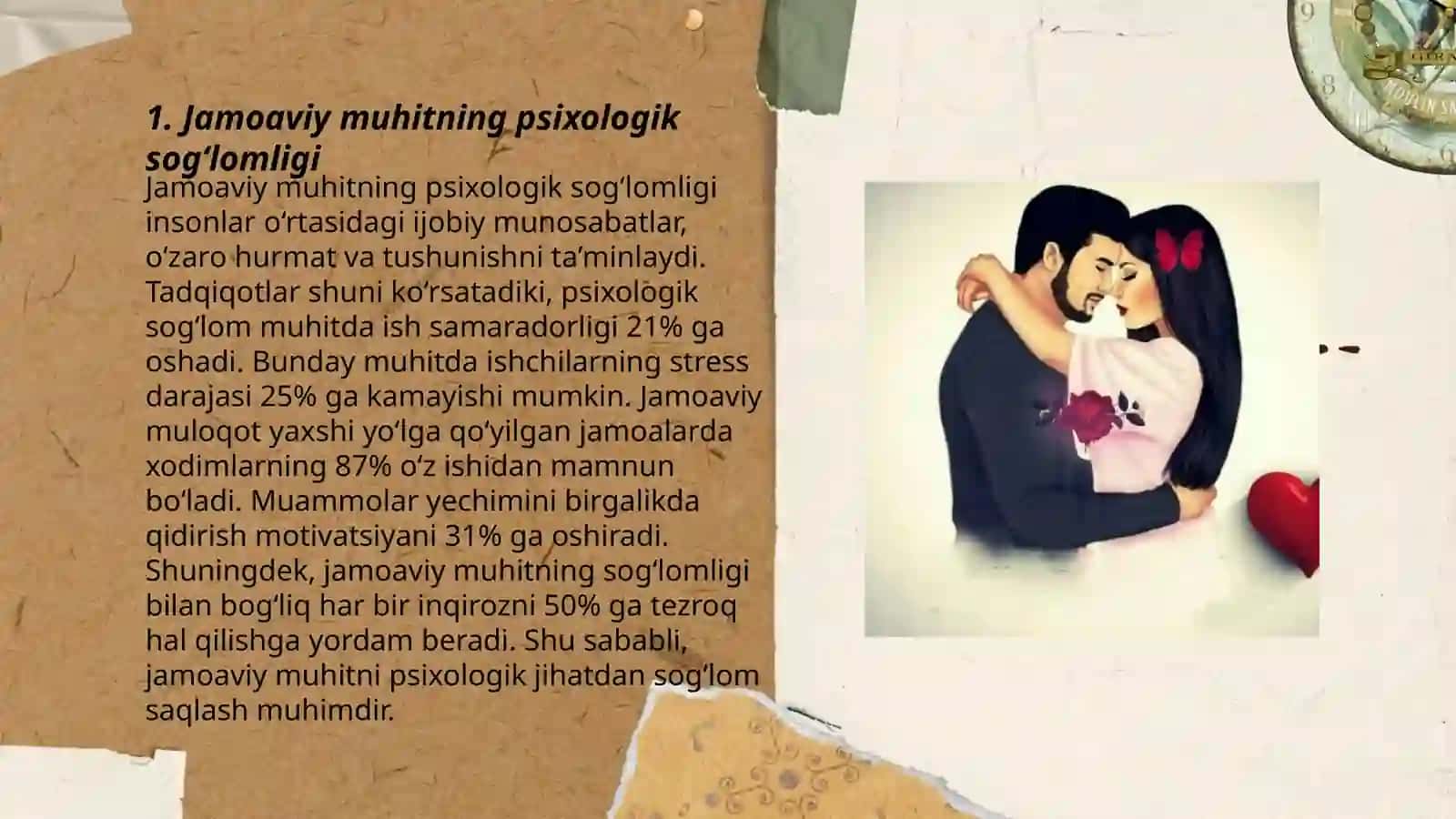 Psixoʻlogik yordam va koʻmak berish jamoaviy munosabatlar 3