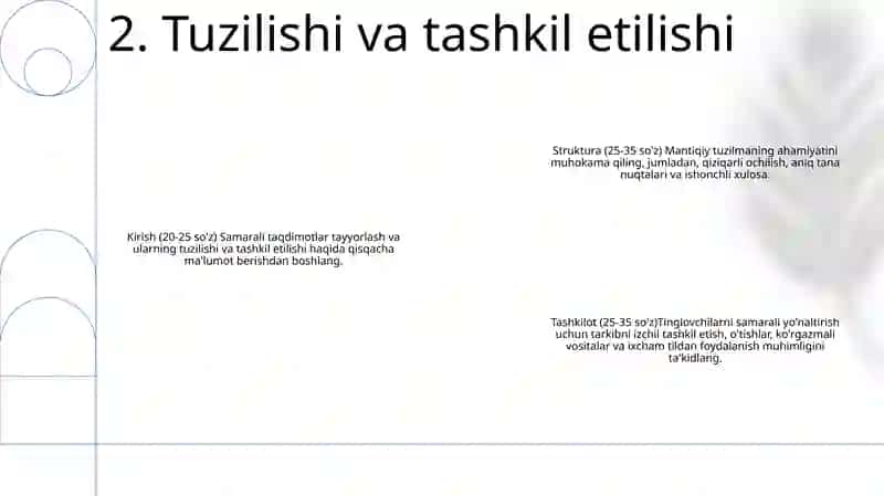 Maftunkor taqdimotni yaratish: maslahatlar va usullar 3