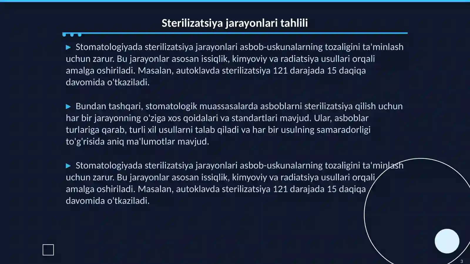 Stomatologiyada sterilizatsiya va dezinfeksiya 3