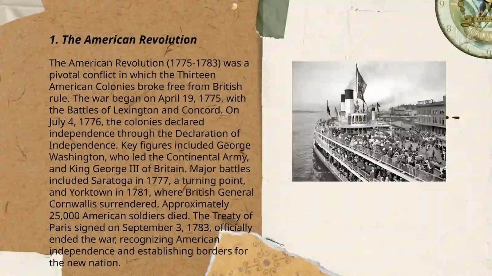 The history of the USA 3