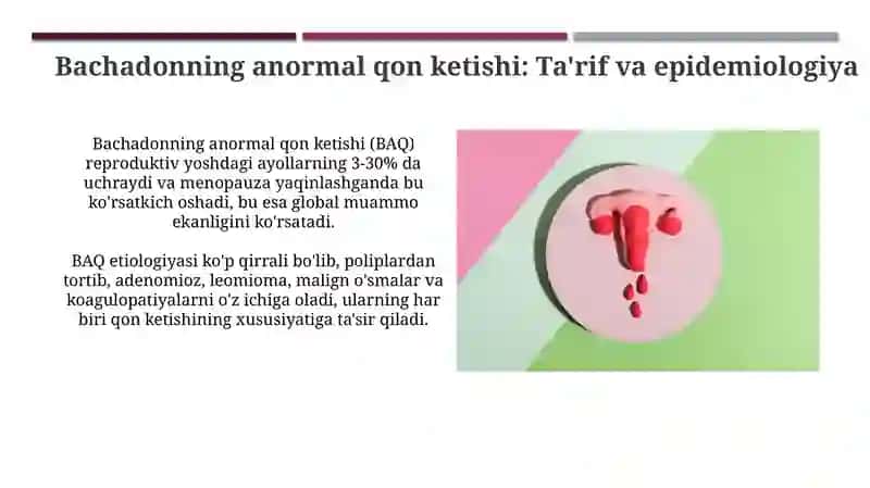 Bachadonning anormal qon ketishi 3