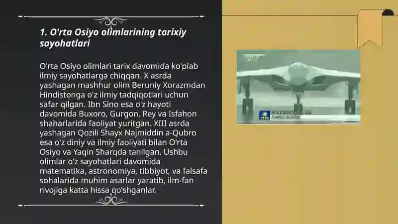 O'rta Osiyo Olimlarining Sayohat Marshrutlar 3