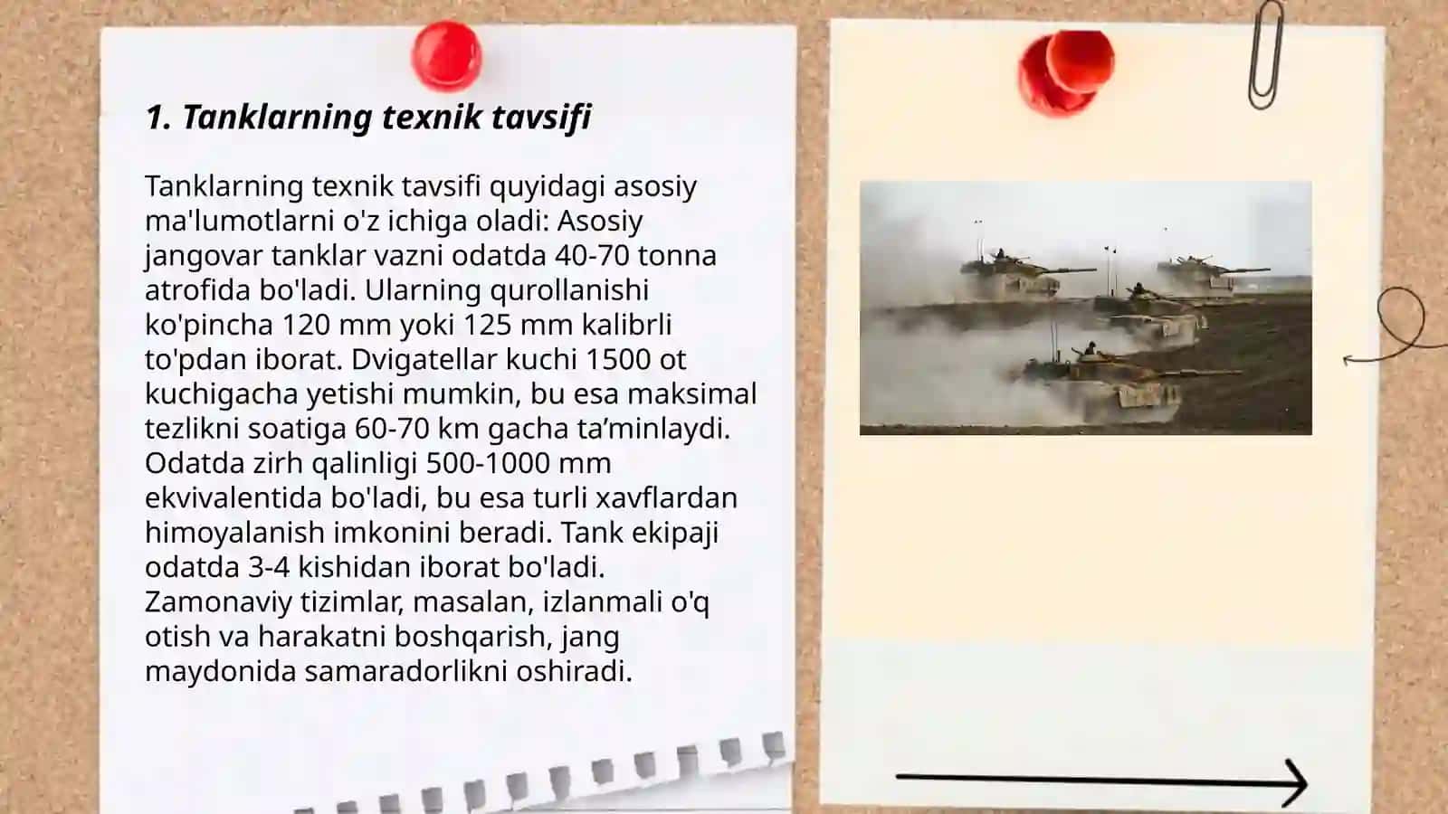 Tank guruhining jangovor imkoniyatlari 3