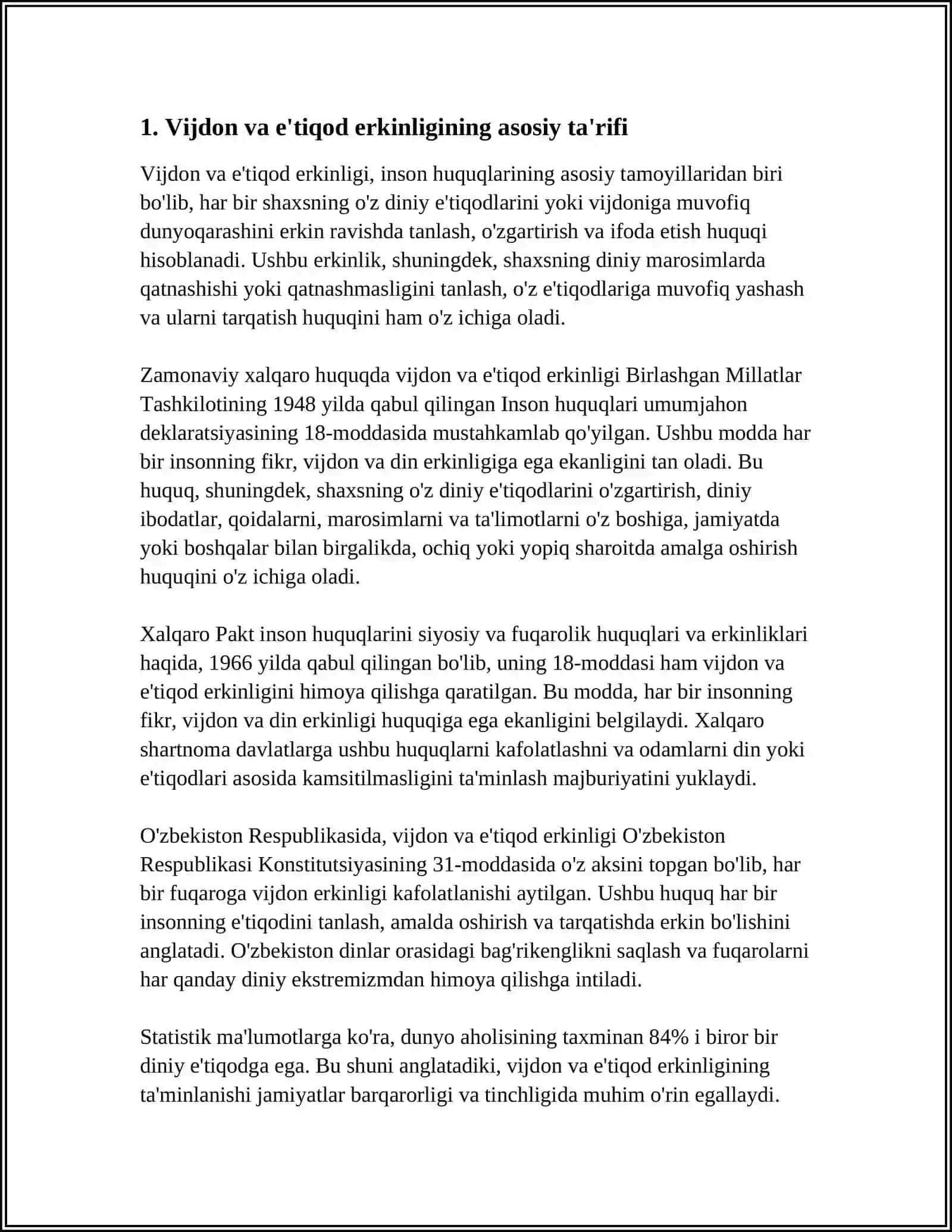 VIJDON VA ETIQOD ERKINLIGINING TARIFI 3