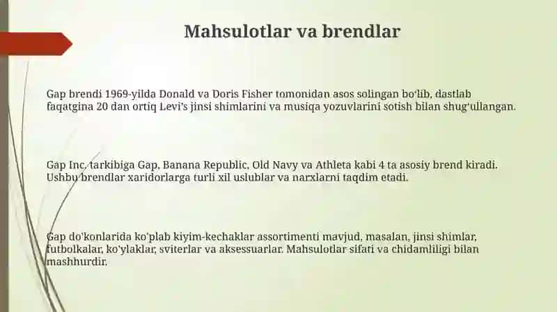 Gap brendi 3