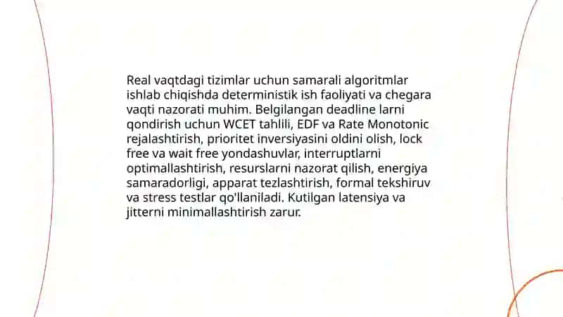 Texnik masalalar algoritmlarini ishlab chiqish 3