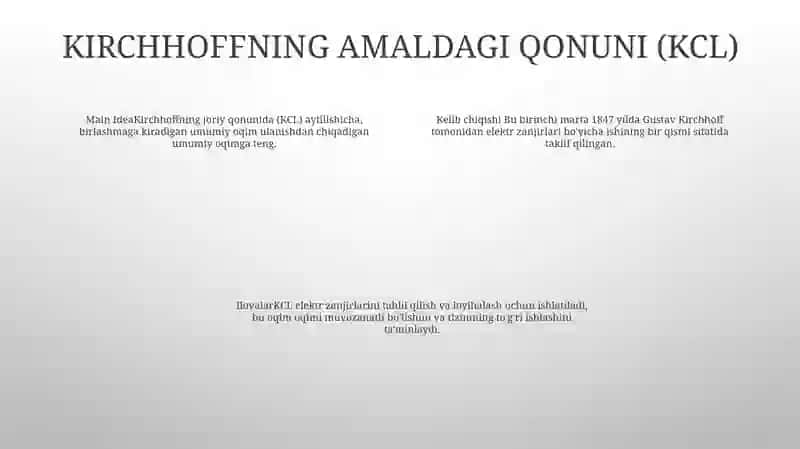 Tugun Kuchlanishlar Usulini 3