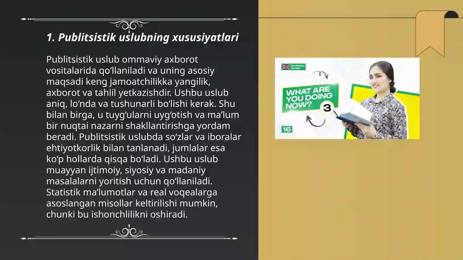 Publitsistik va so'zlashuv uslubining farqlari 3
