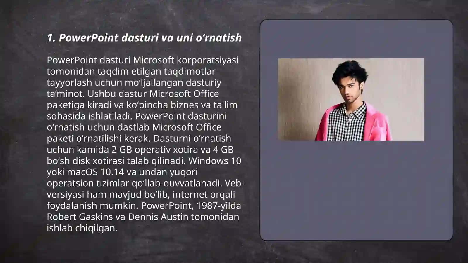 PowerPoint dasturi va uni oʻrnatish 3