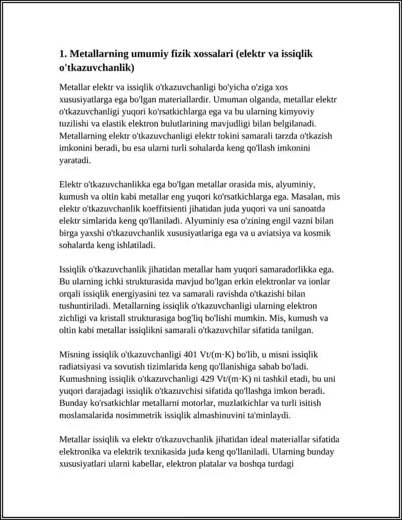 METALARNING UMUMIY XOSALARI GOLVANET ELEMENTLARI 3