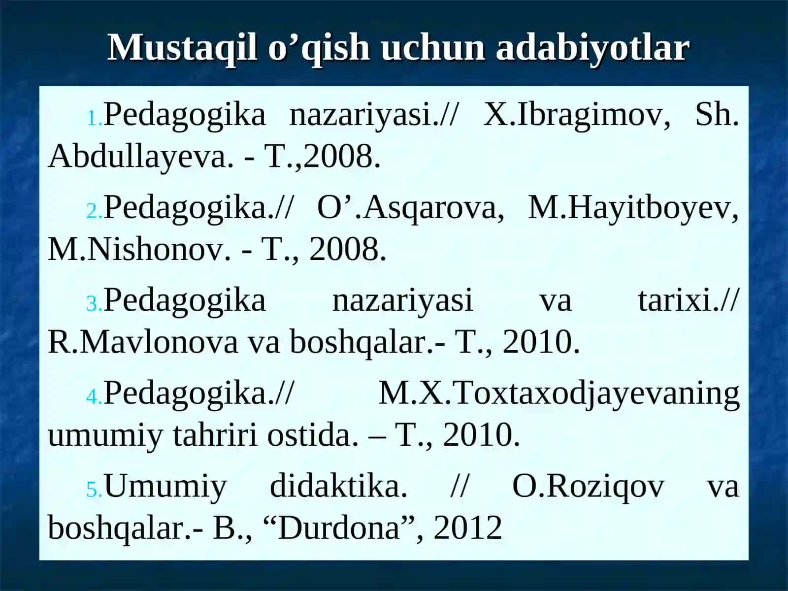 UMUMIY PEDAGOGIKA 3