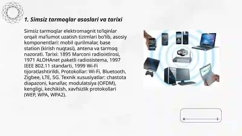 Simsiz tarmoqlar va ularning xususiyatlari 3